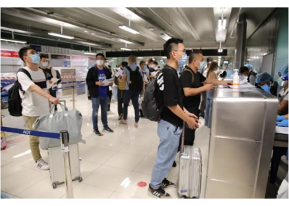 2020–10-28 第2批145名中国游客入境隔离